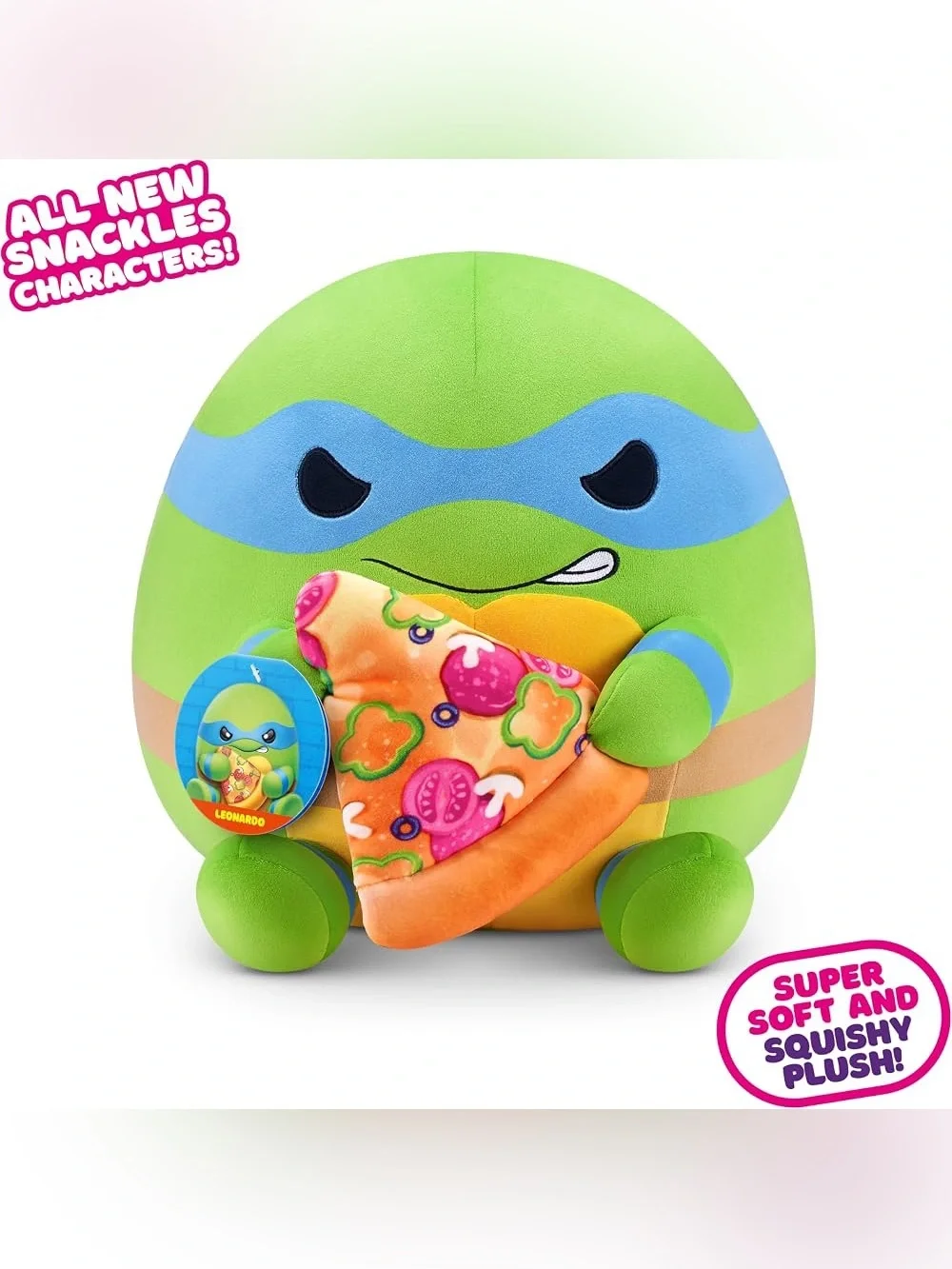 Leonardo Plush Pizza Toy Green Ninja Turtle